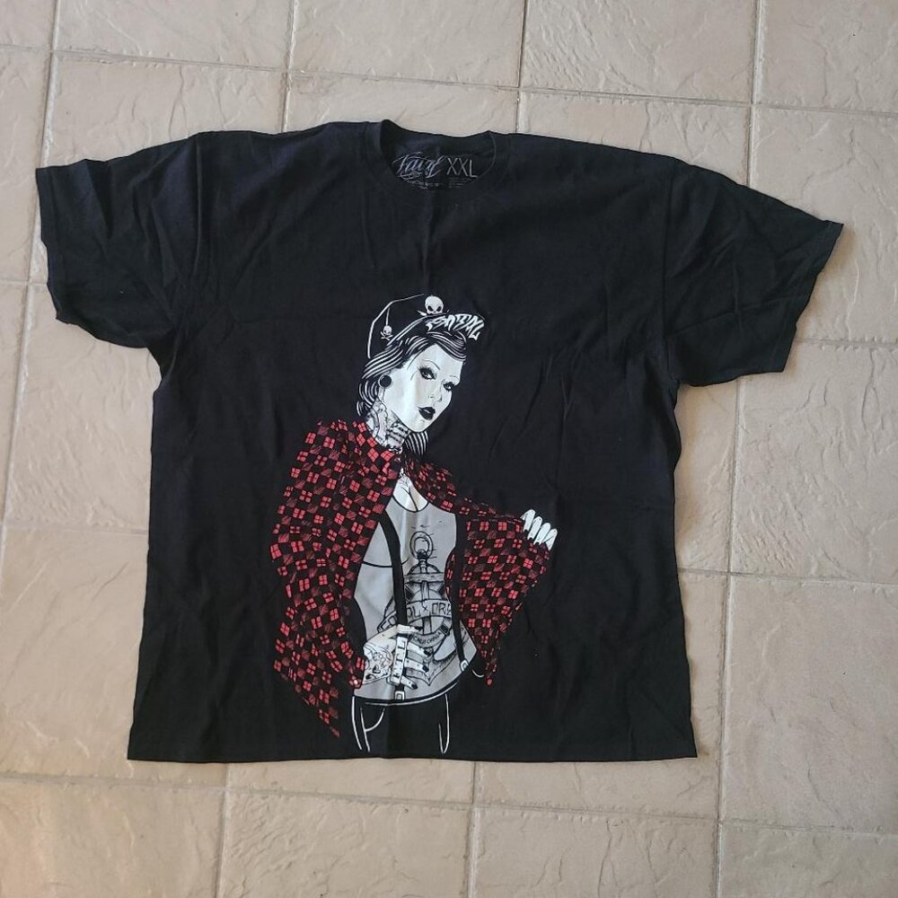 Fatal Clothing Company Tattoo Art T Shirt Black XXL